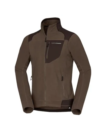 Bluza din fleece NorthPolar pentru barbati Bendik, Maro bej