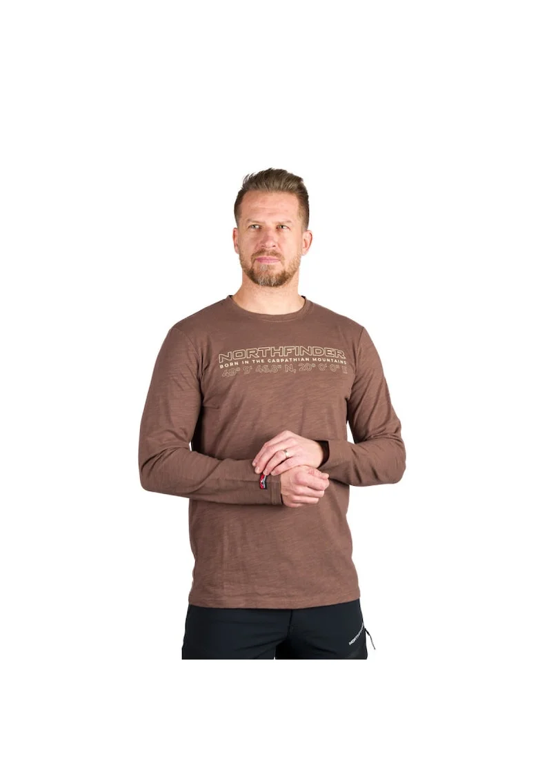Tricou bumbac organic barbati Denes, Maro