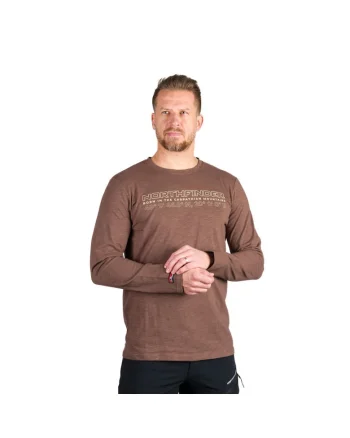 Tricou bumbac organic barbati Denes, Maro