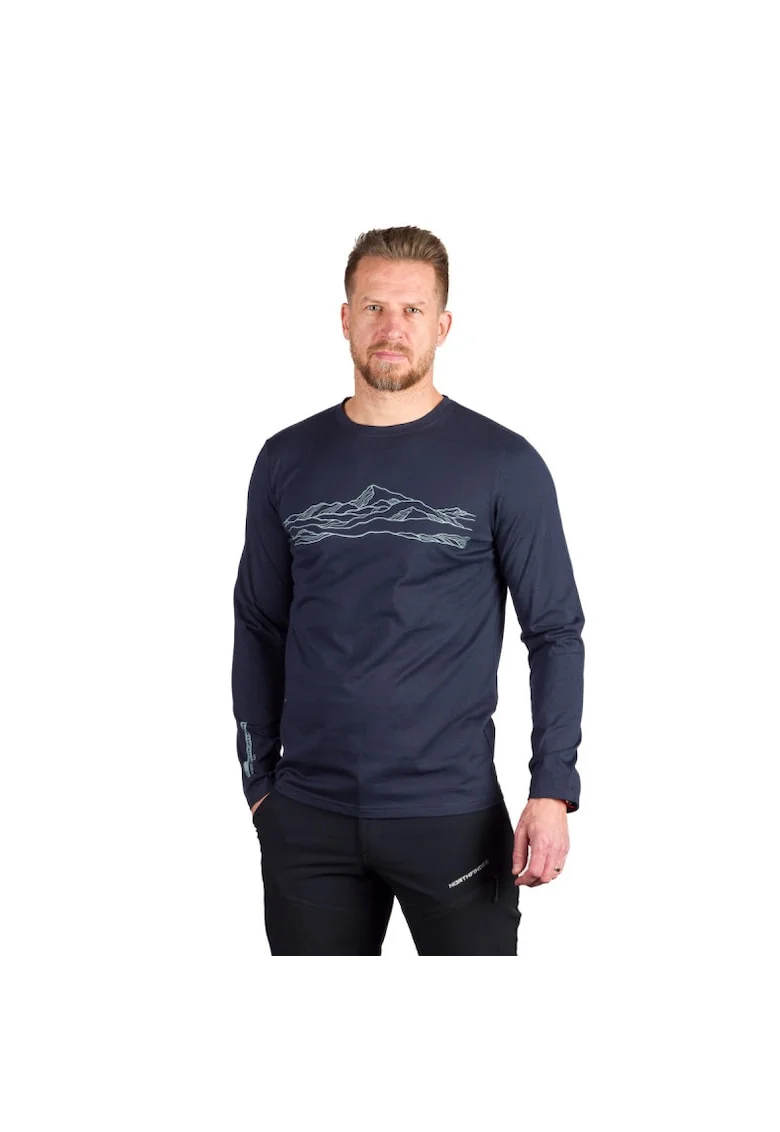 Tricou bumbac organic barbati Bodi, Blue nights