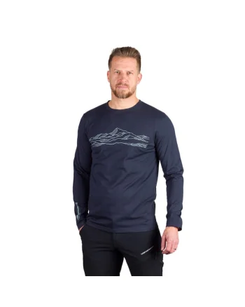 Tricou bumbac organic barbati Bodi, Blue nights