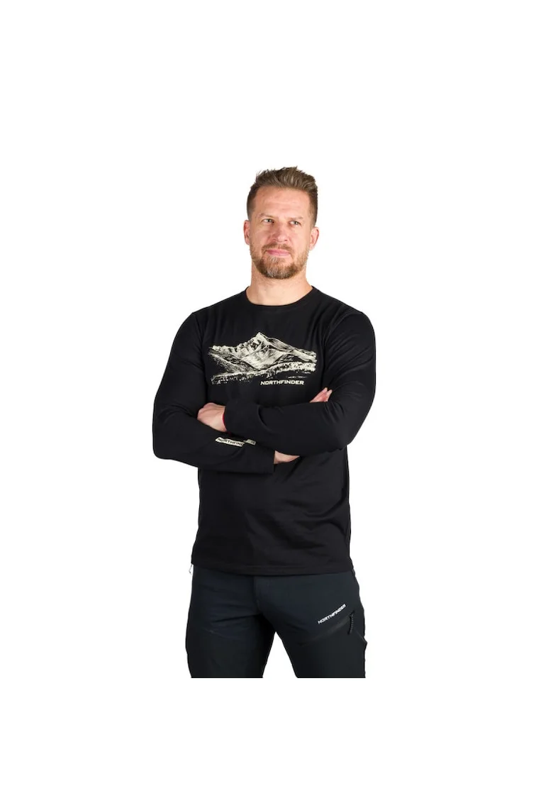 Tricou bumbac organic barbati Dacso, Negru