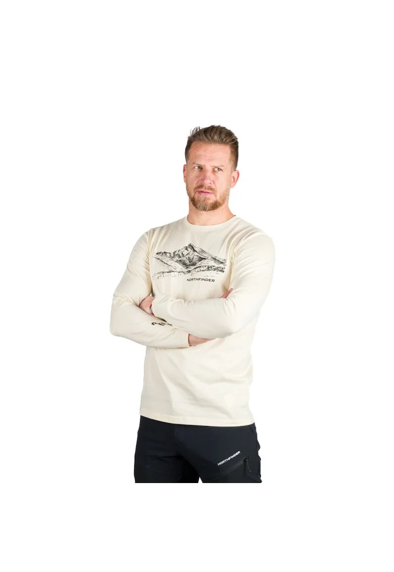 Tricou bumbac organic barbati Dacso, Crem