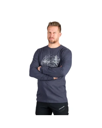 Tricou bumbac organic barbati Ember, Blue nights