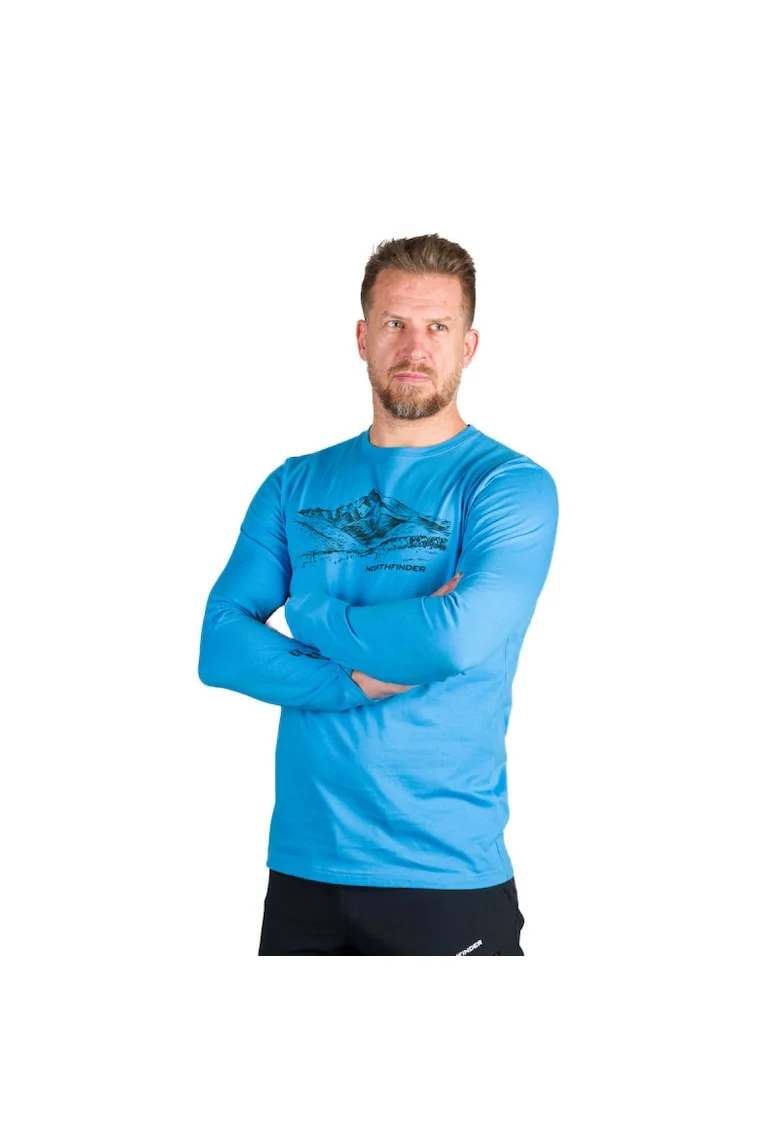 Tricou bumbac organic barbati Dacso, Albastru