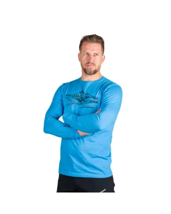 Tricou bumbac organic barbati Dacso, Albastru