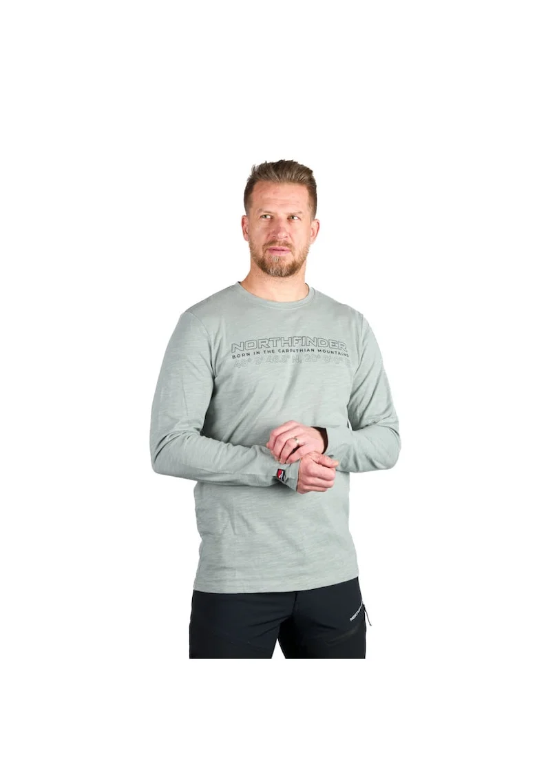 Tricou bumbac organic barbati Denes, Verde deschis