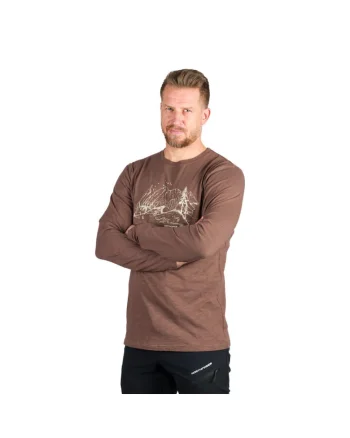 Tricou bumbac organic barbati Ember, Maro