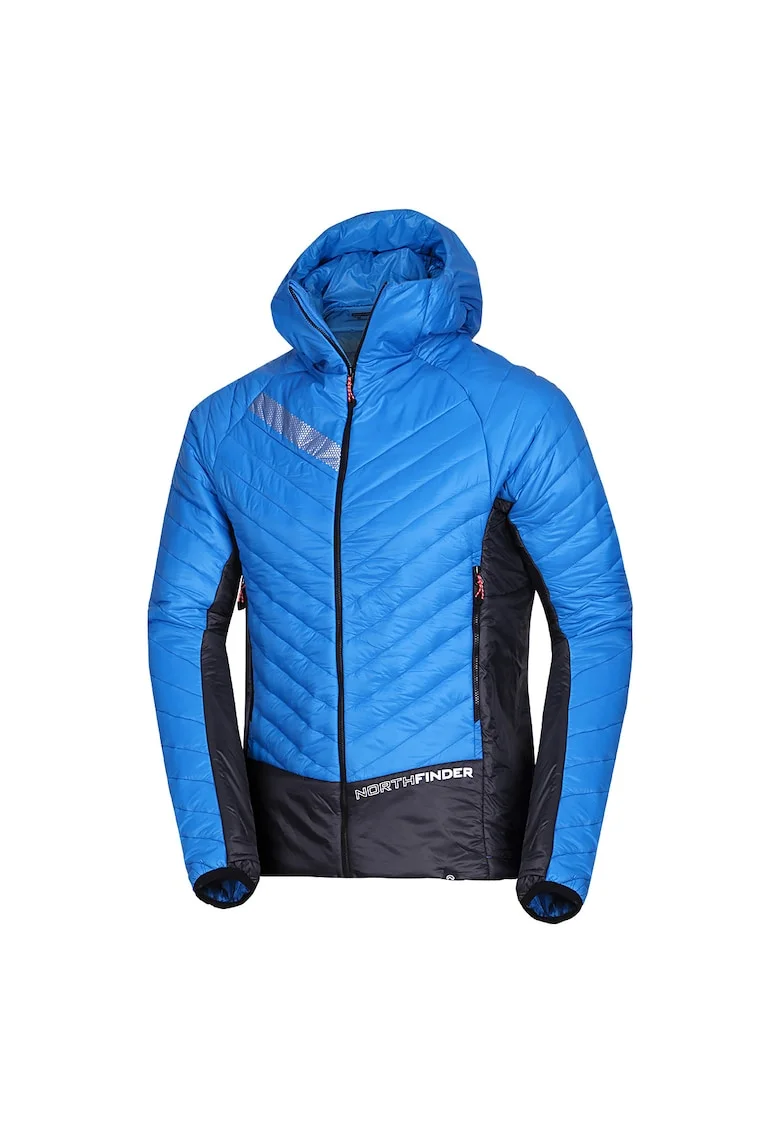 Geaca schi de tura Primaloft® barbati OHNISTE 1, Negru/Albastru inchis
