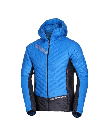 Geaca schi de tura Primaloft® barbati OHNISTE 1, Negru/Albastru inchis