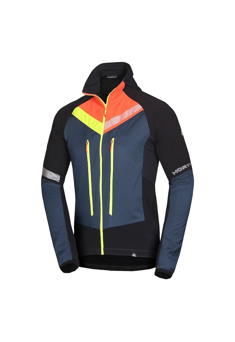 Geaca schi de tura Polartec® Alpha® barbati SOLISKO 3, Negru/Albastru inchis
