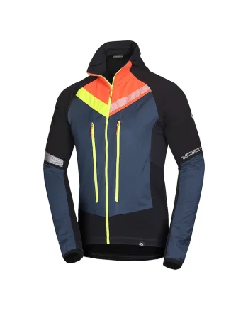 Geaca schi de tura Polartec® Alpha® barbati SOLISKO 3, Negru/Albastru inchis