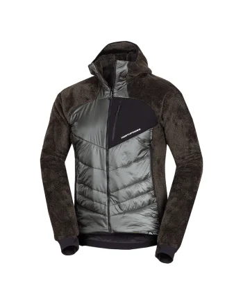 Jacheta hibrida outdoor barbati Emeryth, Negru/Verde inchis