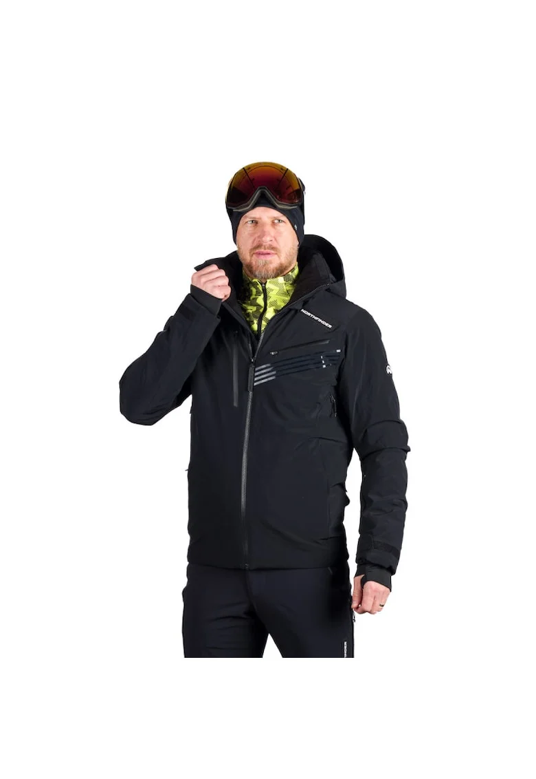 Geaca schi 20k/10k barbati Tohnis1, Negru