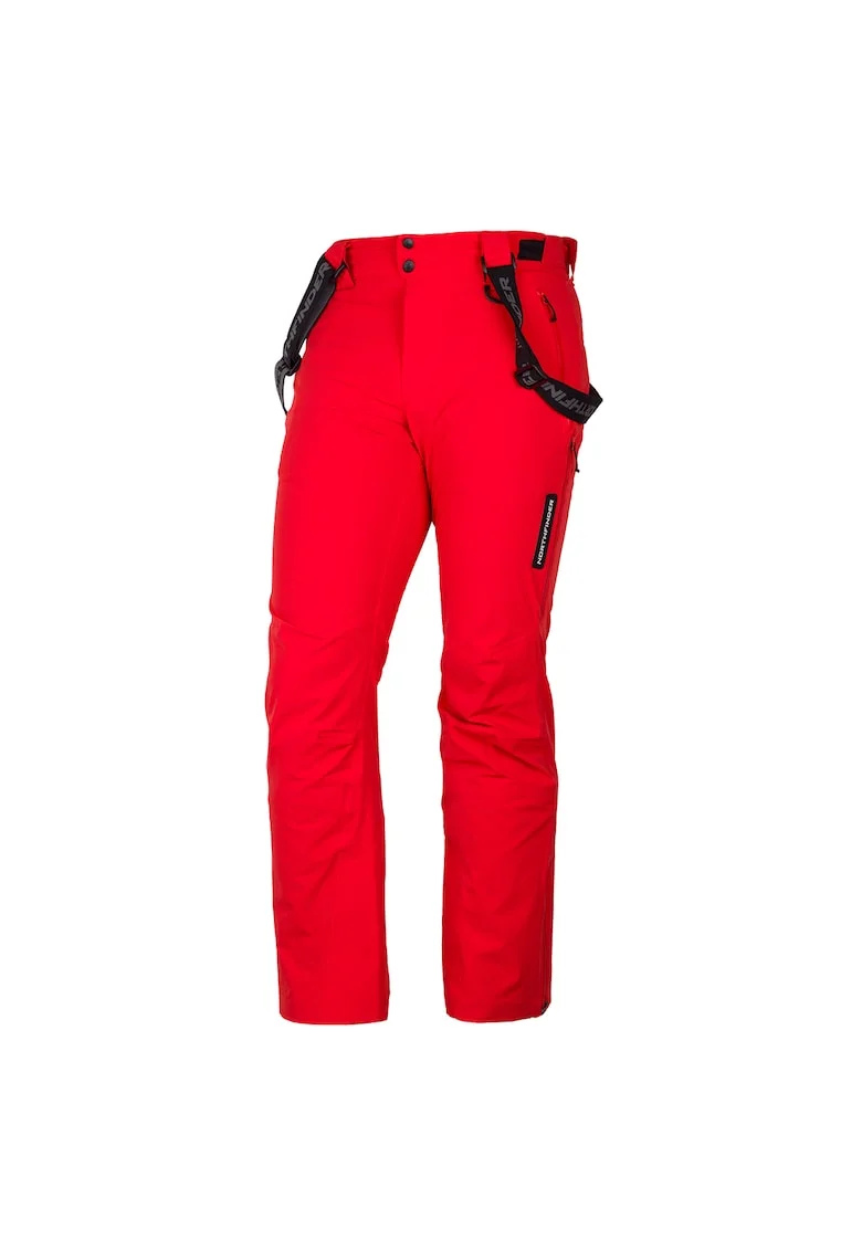 Pantaloni schi 2L 10K/10K barbati Walerian, Rosu