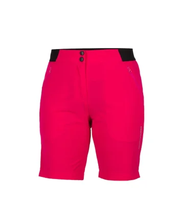 Pantaloni scurti dama stretch pentru drumetie Jackie, Roz