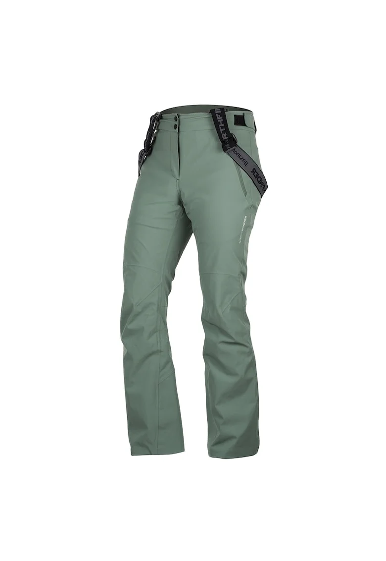 Pantaloni schi 2L 5K/5K dama Sofia, verde gri