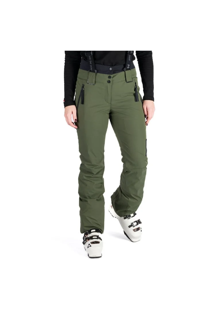 Pantaloni schi 2L 10K/10K dama Mylee, Verde inchis