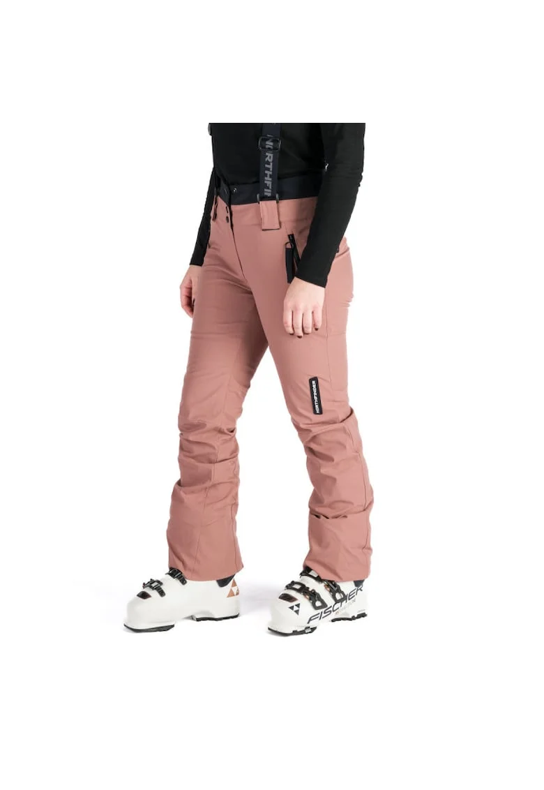 Pantaloni schi 2L 10K/10K dama Mylee, Negru/Roz