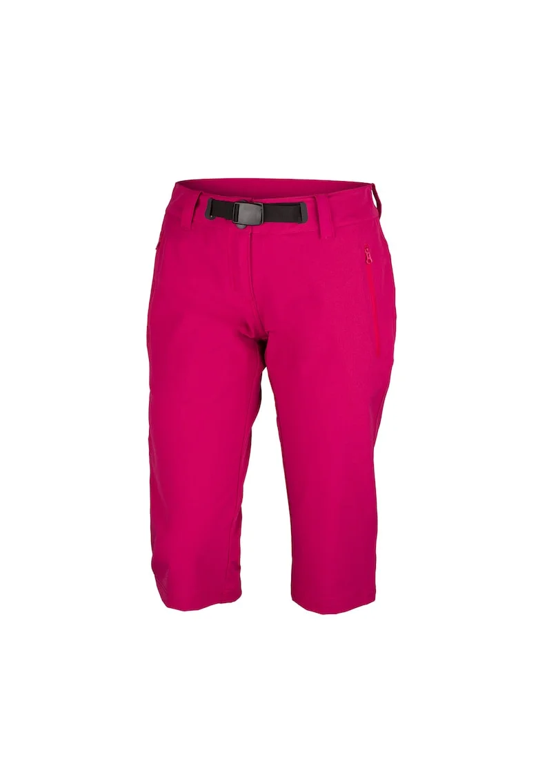 Pantaloni elastici 3/4 regular fit pentru femei Wendy, Roz
