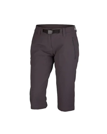 Pantaloni elastici 3/4 regular fit pentru femei Wendy, Argintiu inchis