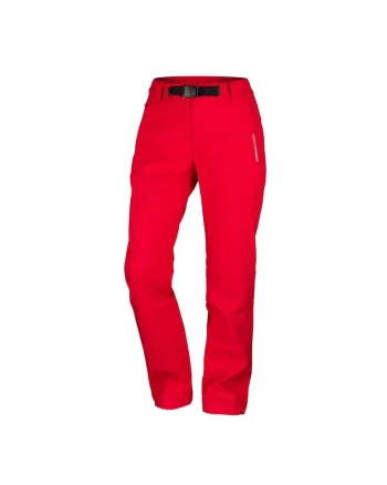 Pantaloni softshell 5K/5K extra lungi pentru femei Lyric, Rosu