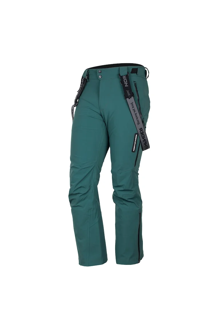 Pantaloni schi 2L 10K/10K barbati Walerian, Verde inchis