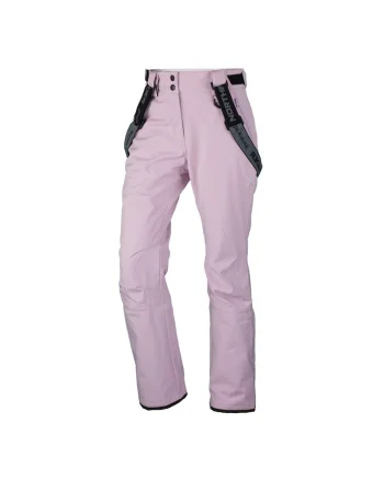Pantaloni schi impermeabili softshell elastic 3L 5K/5K femei Isabela, Mov