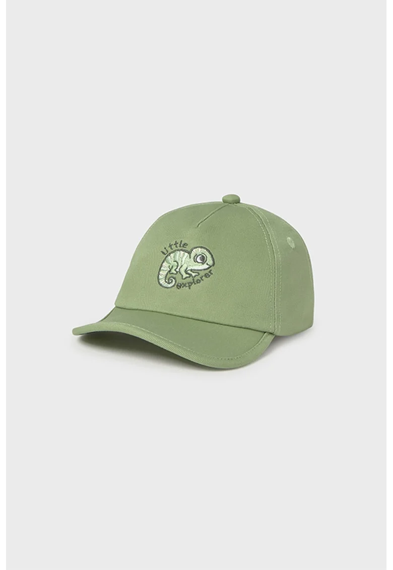 Sapca baseball cu banda velcro, Verde masliniu prafuit