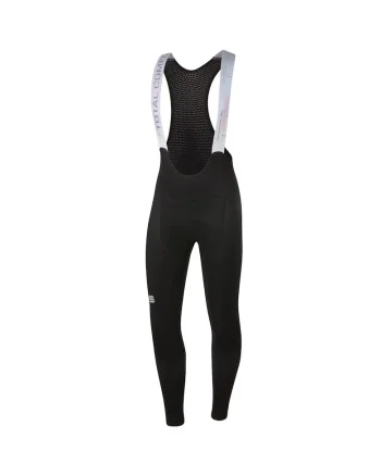 Pantaloni ciclism cu bretele dama  Total Comfort, Negru