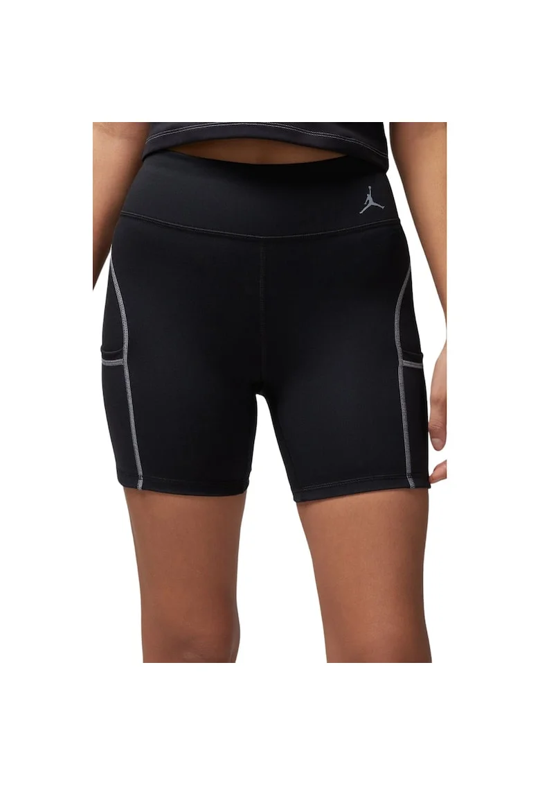 Colanti dama  W J SPT LEG SHORT, Poliester, Negru,