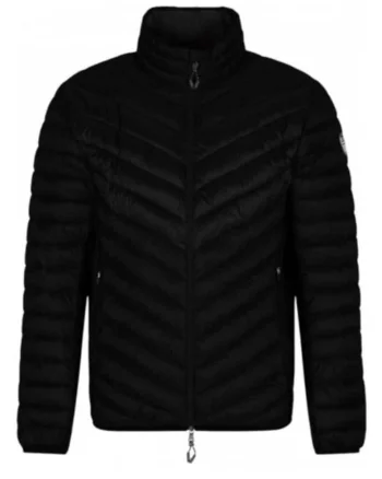 Jacheta barbati  SKI M KITZBUHEL LT PADDED T-TOP, Poliamida, Negru, Negru