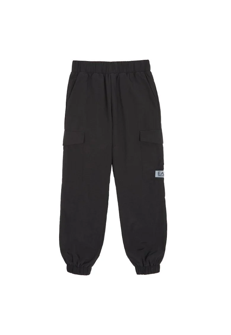 Pantaloni fete  TRAIN CONTEMPORARY SPORT CARGO PANTS, Bumbac, Negru, Negru