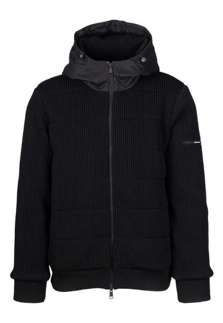 Geaca barbati  MOUNTAIN M JACKET KNIT, Poliester, Negru, Negru