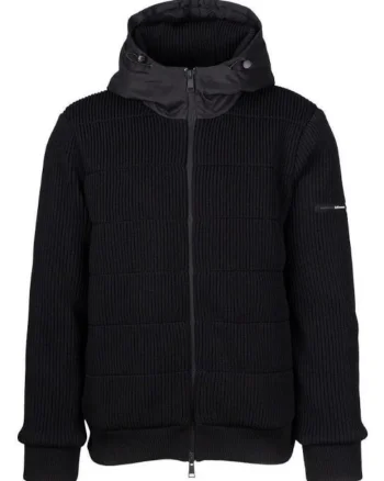 Geaca barbati  MOUNTAIN M JACKET KNIT, Poliester, Negru, Negru