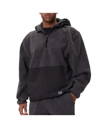 Bluza cu fermoar  pentru Barbati, train logo series m polar logo hoodie hz, 7M000982-AF16804-U8117, M INTL, Gri