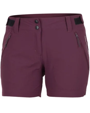 Pantaloni scurti trekking dama  Sue, Visiniu