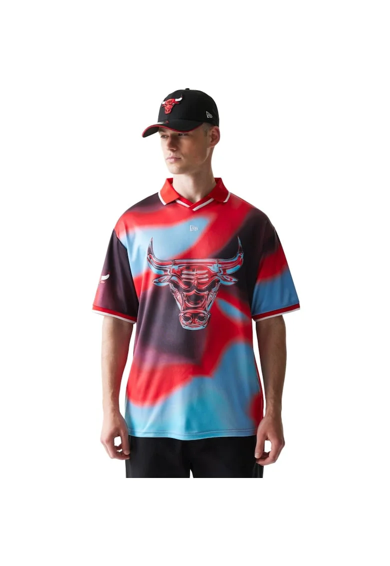 Tricou  NBA AOP Chicago Bulls 55939, Rosu