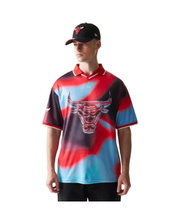 Tricou  NBA AOP Chicago Bulls 55939, Rosu