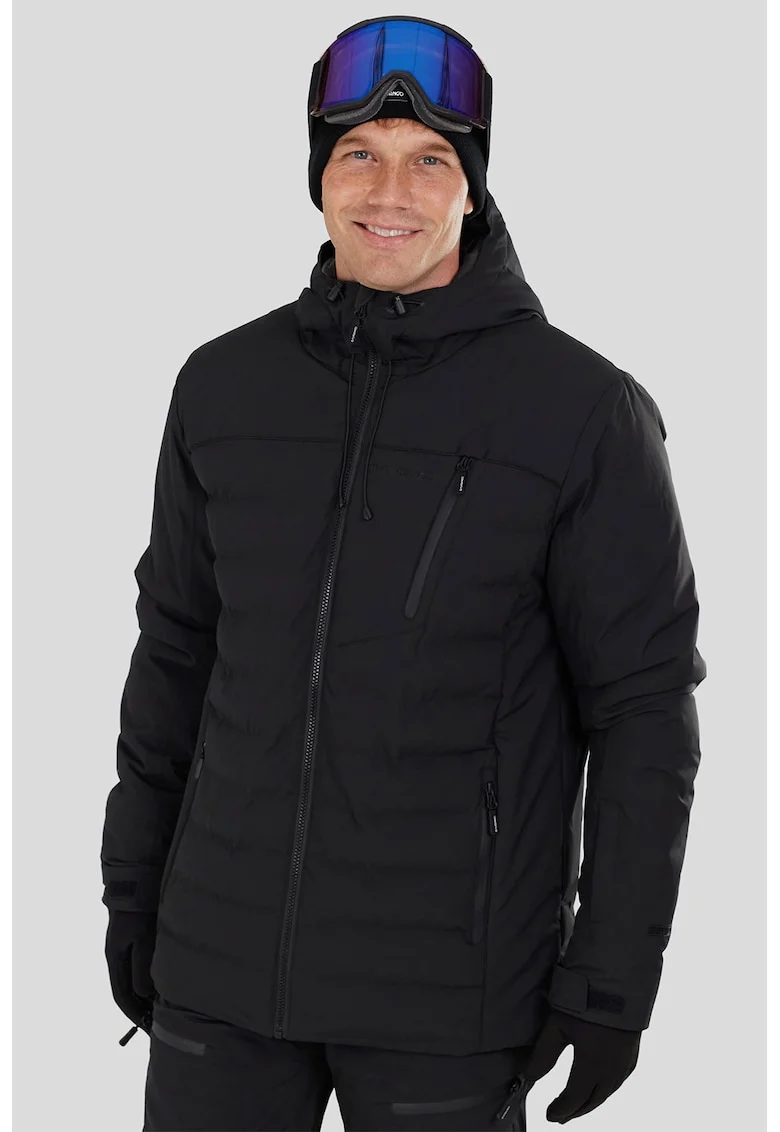 Geaca cu aspect contrastant pentru ski Fairfield, Negru