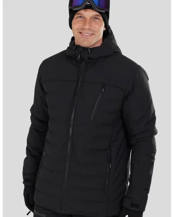 Geaca cu aspect contrastant pentru ski Fairfield, Negru