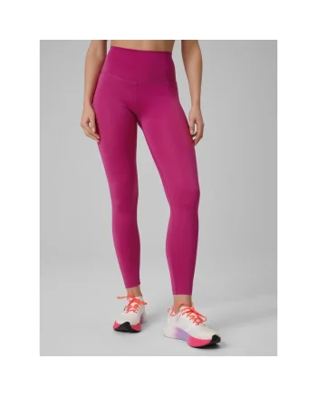 Colanti de antrenament femei  roz, tehnologie 4F Dry, croiala elastica, buzunar mic