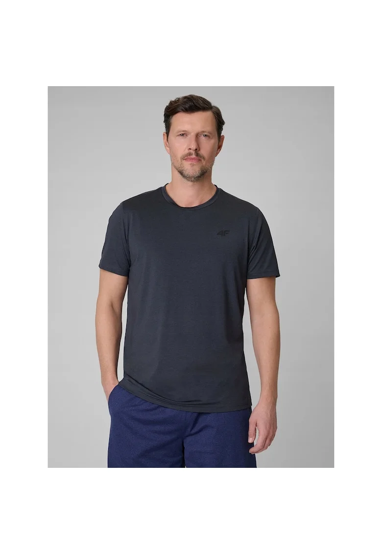 Tricou sport barbati,  uscare rapida, bleumarin 307593