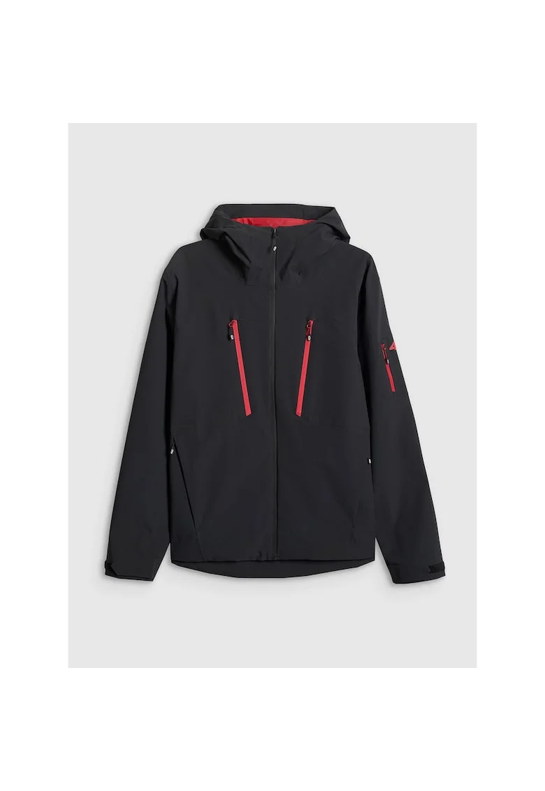 Jacheta sport barbati  impermeabila, membrana NeoDry 8000, negru/rosu