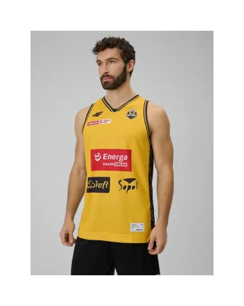 Maiou de baschet barbati  Trefl Sopot, galben, tehnologie 4FDry
