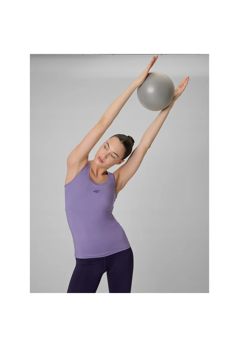 Maiou sport dama  violet, uscare rapida, croiala slim