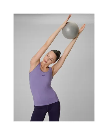 Maiou sport dama  violet, uscare rapida, croiala slim