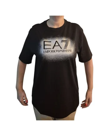 Tricou  EA7 Train Visibility W SS 55341, Negru/Argintiu