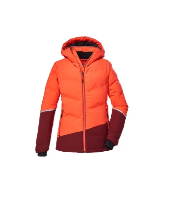 Jacheta KSW 178 Grls Ski Qltd Jckt, Coral