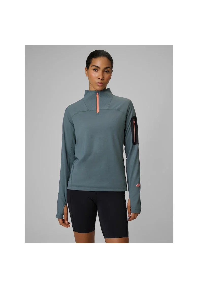 Bluza sport dama,  uscare rapida, kaki